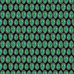 Rich emeralds pattern