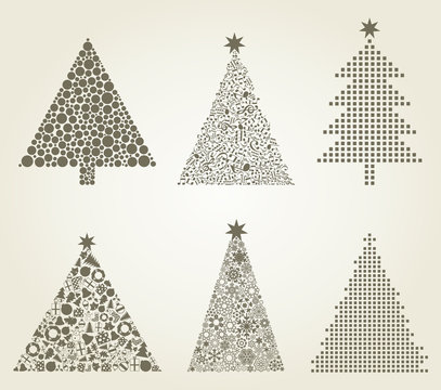 Collection Christmas tree
