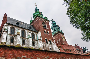 Fototapeta na wymiar Cracow Wawel