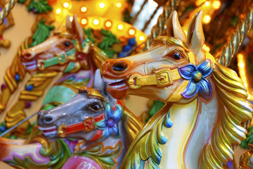Merry-go-round horses
