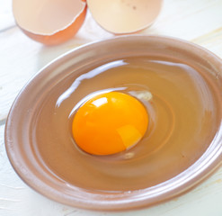 raw eggs