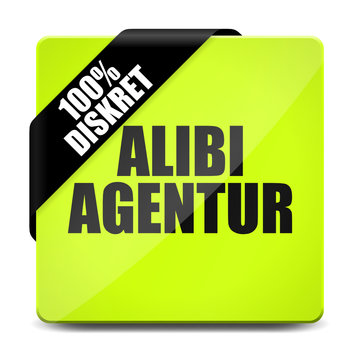 button eckig alibi agentur 100% diskret I