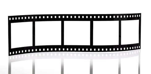 film strip isolated on white background