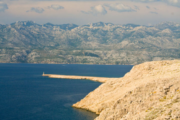 Obraz premium Pag, landscapes in Croatia