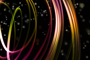 Abstract blurred lines space background