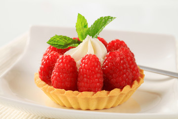 Raspberry tart