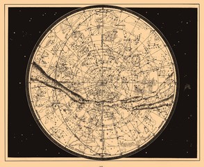 Astronomical chart, Vintage