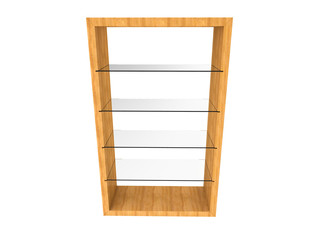 Wood Glass Shelf