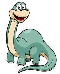 illustration of Cartoon dinosaur