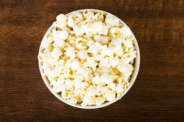 Popcorn in bowl