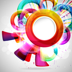 Obraz premium Abstract background with design elements.