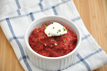 Pürierte Rote Beete