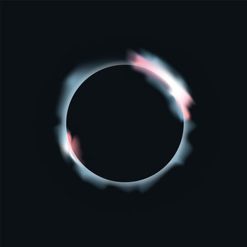 Nachtbild Sonnenfinsternis