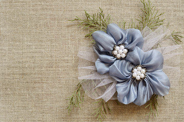 Background with a flower arrangement