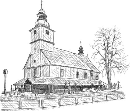 old wooden chapel