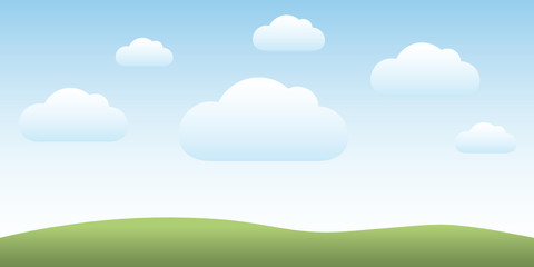 Obraz premium Sky Vector Background