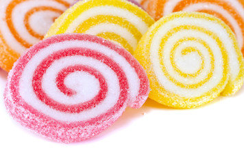 colorful  sweet fruit candy.