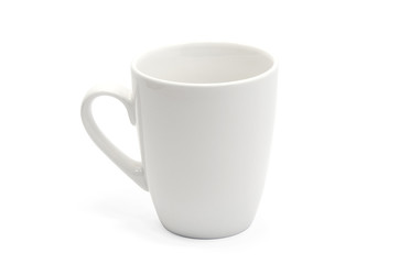 White mug cutout