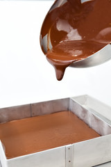 Dripping chocolate