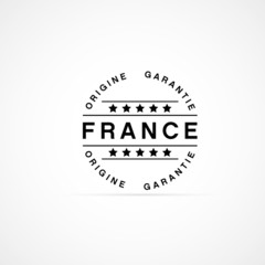 Obraz premium icône origine france