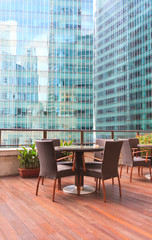 business lounge at the top