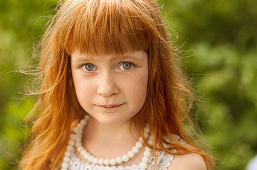 Little redheaded girl