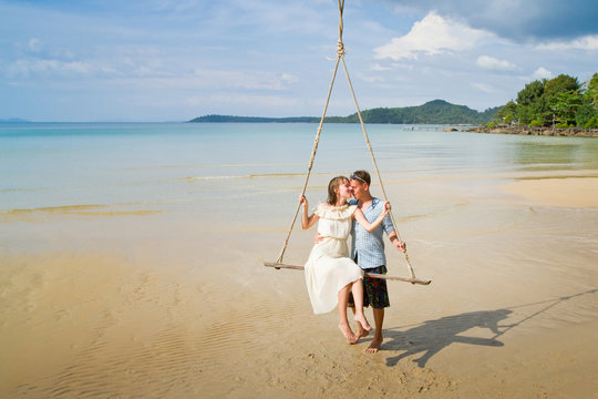 couple on the beach