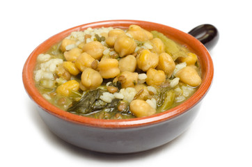 Minestra di riso e ortaggi