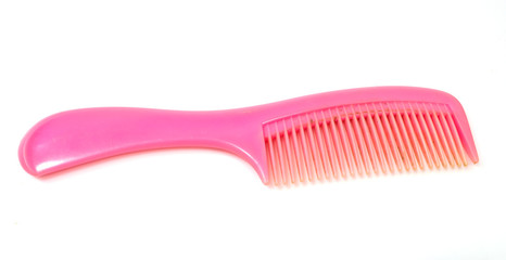 pink old Comb isolated on white background