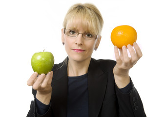 What will it be -  apples or oranges?