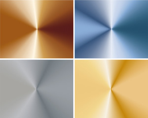 A set of metal plates