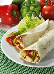fajitas de poulet