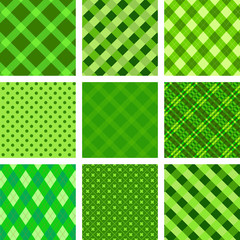 collection of vector st. patrick's backgrounds