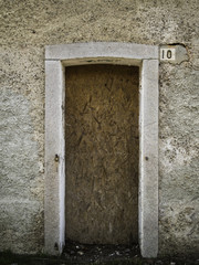 Locked door color image