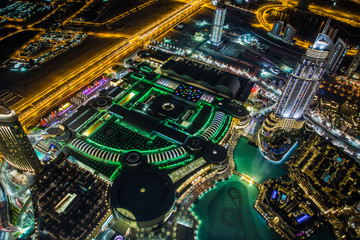 Dubai downtown. East, United Arab Emirates architecture