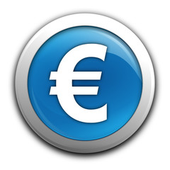 euro sur bouton bleu