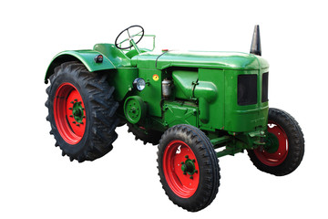 Alter grüner Traktor