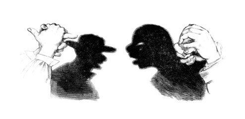 Hand Games : Men profiles © Erica Guilane-Nachez