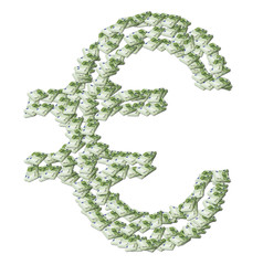 hundred-euro bills, paper money