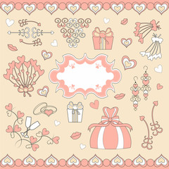 wedding set patterns for wedding decorations