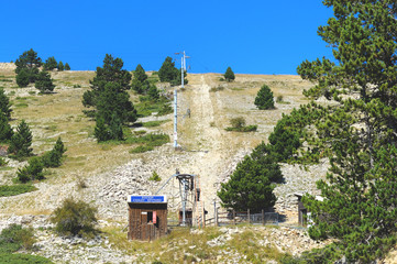 T&eacute;l&eacute;ski au Mont Ventoux