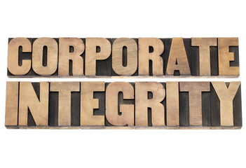 corporate integrity in wood type