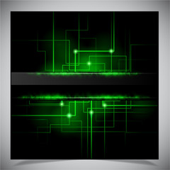 Smooth colorful abstract techno background