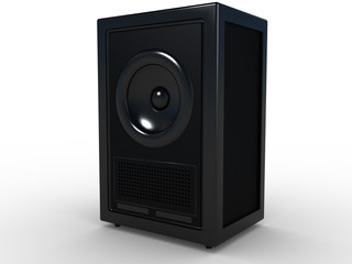 Obraz premium Music speaker on a white background №3