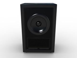 Fototapeta premium Music speaker on a white background №2