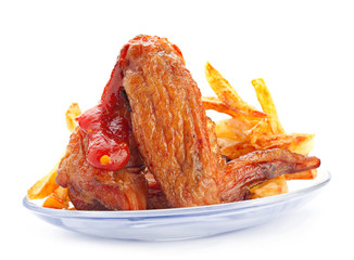 Smokerd chicken wing