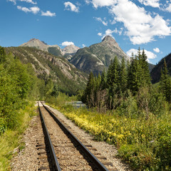 Durango and Silverton Narrow Gauge Railroad Tracks