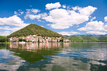 Italy. Piediluco Lake. Terni, Umbria