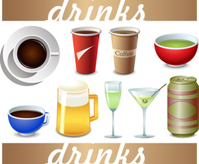 Obraz premium drinks icon
