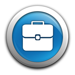 bagages sur bouton bleu